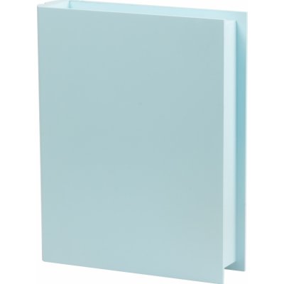 FK Dřevěná krabička ve tvaru Knihy 21x17x4,5 cm Modrá