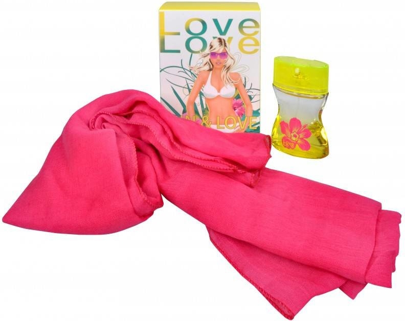 Love Love Sun & Love Woman EDT 60 ml + šátek dárková sada