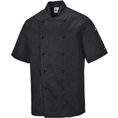 Portwest Kent Chefs S/S C734 krátký rukáv černý XS – Zboží Dáma Portwest Kent Chefs S/S C734 krátký rukáv černý XS – Zboží Dáma