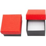 Mareb dárková krabička na šperky 5 x 5 cm červená – Zboží Dáma