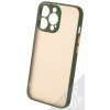 Pouzdro a kryt na mobilní telefon Pouzdro 1Mcz Solid Bumper ochranné Apple iPhone 13 Pro tmavě zelené