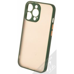 Pouzdro 1Mcz Solid Bumper ochranné Apple iPhone 13 Pro tmavě zelené