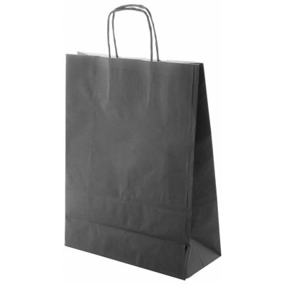 Mall papírová taška, černá