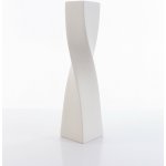 EUROFIRANY DEKORAČNÍ VÁZA RISO 12X12X50 CM KRÉMOVÁ – Zboží Dáma