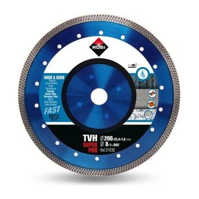 Diamantový kotouč kontinualni 200 mm Rubi turbo viper TVH 31936 – Zboží Mobilmania