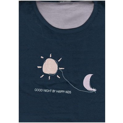 Dívčí noční košile LKD-005 tmavě modrá – Zboží Dáma