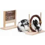 Trixie hračka pro hlodavce Agility set ze dřeva a proutí překážka a kruh 28 x 26 x 12 cm – Zbozi.Blesk.cz
