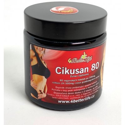 4betterlife Cikusan 80 na hubnutí 24 g – Hledejceny.cz