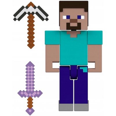 MATTEL MINECRAFT + PŘÍSLUŠENSTVÍ STEVE 4346 – Zbozi.Blesk.cz