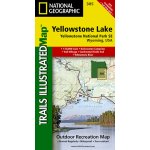 Yellowstone Lake turistická mapa GPS komp. NGS – Sleviste.cz