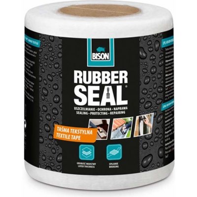 BISON RUBBER SEAL Textilní páska 10 cm x 10 m – Hledejceny.cz