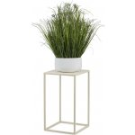 HowHomely Stojan na květiny DD0493 40 x 24 cm krémová – Sleviste.cz