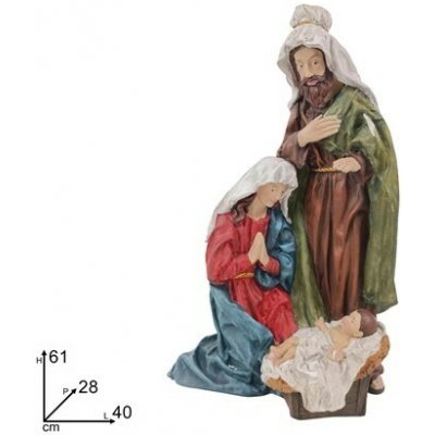 Due Esse Sousoší Betlém 61 cm z keramiky – Hledejceny.cz