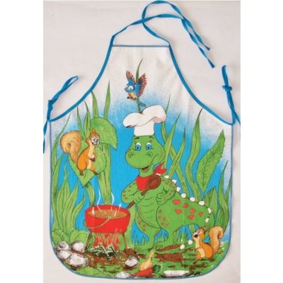 Domstav.cz Zástěra kuchyňská dětská 64x50cm Dráček – Hledejceny.cz