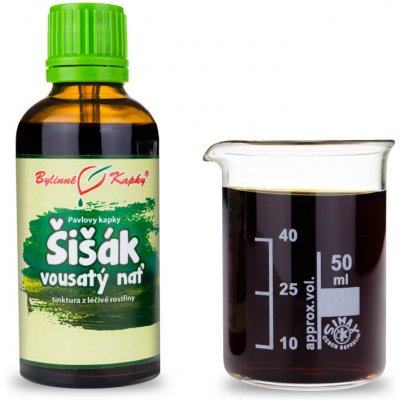 Bylinné kapky Šišák vousatý nať tinktura 50 ml – Hledejceny.cz