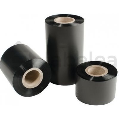 Labelea Termotransferová páska 55 mm x 74 m vosk-pryskyřičná černá, návin vnější (OUT), 1/2" (12,7 mm) dutinka dlouhá 110 mm se zářezy TTR055074WR47337 – Zbozi.Blesk.cz