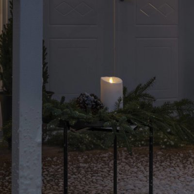 Konstsmide Dekorativní svíčka LED IP44 krémově bílá roztavená 18,4 cm 1633-115 – Hledejceny.cz