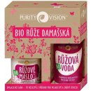 Kosmetická sada Purity Vision Rose růžová voda 100 ml + máslo z růže 120 ml dárková sada