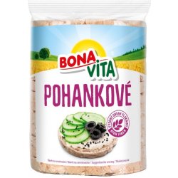 BonaVita Celozrnné pohankové chlebíčky s mořskou solí 80 g