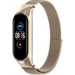 SES Celokovový řemínek pro chytré hodinky Xiaomi Mi Band 8 - zlatý 15752 – Zboží Mobilmania