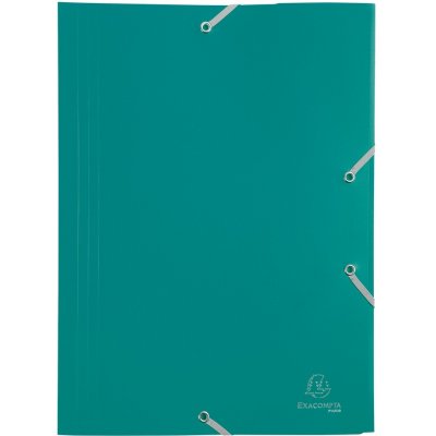 Exacompta spisové desky s gumičkou, A4 maxi, PP, zelené – Zboží Živě