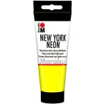 Marabu New York akrylová barva 100 ml neon žlutá – Hledejceny.cz