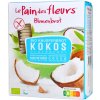 Bezlepková potravina Le Pain des Fleurs CHLEBÍČEK bez lepku kvasnic vajec tuků mléčných výrobků a aromat KOKOSOVÝ BIO košer 150 g