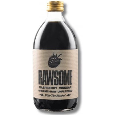 Rawsome Vinegars Bio raw jablečný ocet nefiltrovaný a nepasterizovaný s příchutí Malinový 500 ml – Hledejceny.cz