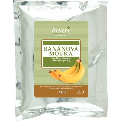 Adveni Banánová mouka 250 g – Sleviste.cz