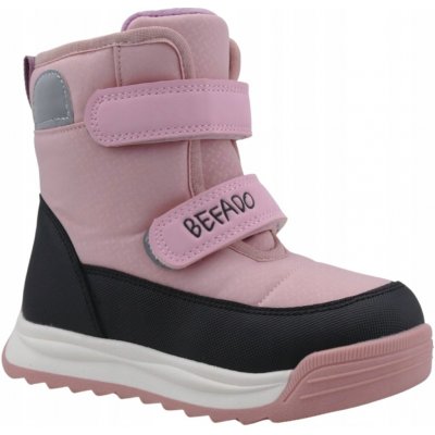 Befado dětské sněhule pro dívky 169X039 zimní zateplené boty – Hledejceny.cz