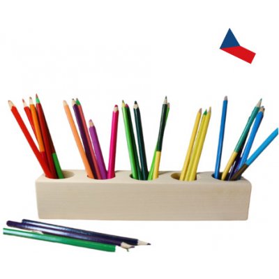 Dřevěný stojánek na tužky - Sova – Sleviste.cz