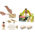 EFKO IGRÁČEK Paleontolog figurka dino vykopávky Tyranosaurus a Stegosaurus – Zboží Dáma