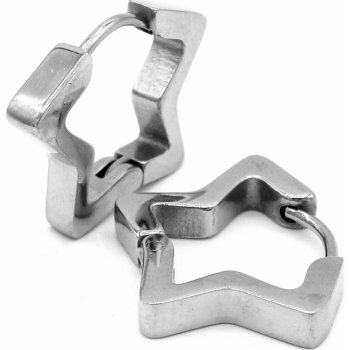Steel Jewelry náušnice HVĚZDA chirurgická ocel NS231199