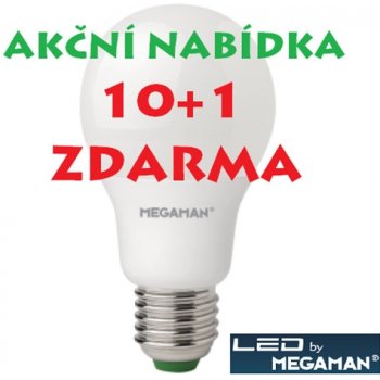 Megaman LED žárovka 9,5W E27 810lm 2800K LG2509,5 MM03826 AKCE 10+1