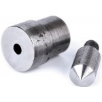 Piston na vysekávání děr pro průchodky Ø5; 7; 8; 10 mm Varianta: 1 (Ø5 mm) nikl, Balení: 1 sada – Zboží Dáma