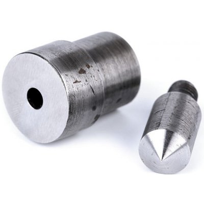 Piston na vysekávání děr pro průchodky Ø5; 7; 8; 10 mm Varianta: 1 (Ø5 mm) nikl, Balení: 1 sada – Zboží Dáma