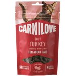 CARNILOVE Cat SOFT Snack Turkey enriched with Catnip 50 g – Hledejceny.cz
