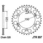 JT Sprockets JTR 897-52 – Zboží Mobilmania