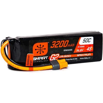 Spektrum Smart G2 LiPo 4S 50C IC3 Plug 14.8 V 3200 mAh