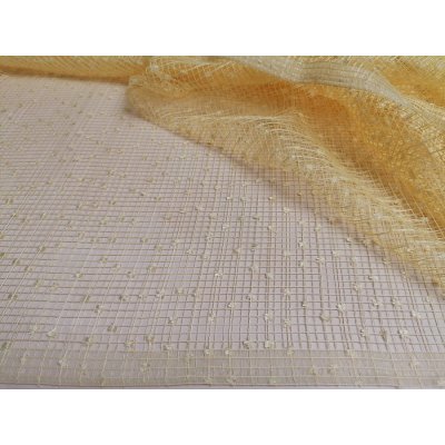 Síťovaná záclona 2423/c26/260 žlutá 260 cm – Zboží Mobilmania