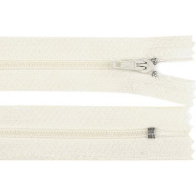 Stoklasa Spirálový zip No 3 délka 40 cm pinlock Balení: 1 ks, Varianta: 102 Off White 102 Off White – Hledejceny.cz