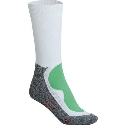 James & Nicholson ponožky Sport Socks Bílá zelená – Zboží Mobilmania