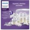 Odsávačka mateřského mléka Philips AVENT Sada ke kojení Natural Response s manuální odsávačkou a sterilizátorem do MW