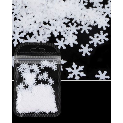 Dekorace do pryskyřice vánoční Varianta: vločky – Zboží Dáma