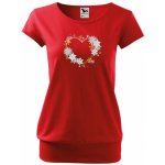 MALFINI Vánoční tričko City Ledové srdce – Zboží Dáma