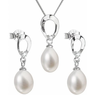 Evolution Group perlová souprava z říčních perel bílá 29029.1 – Zboží Mobilmania