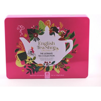 English Tea Shop Růžová plechová kolekce čajů 36 sáčků