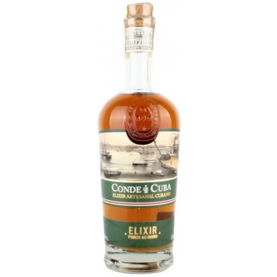 Rum Conde DE CUBA ELIXÍR 0,7 l (holá láhev) – Zbozi.Blesk.cz