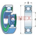 CODEX SS 6900-2RS (S 61900-2RS) nerezové kuličkové ložisko – Sleviste.cz