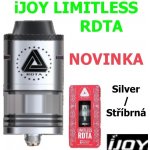 iJoy LIMITLESS RDTA tank stříbrný 4ml – Zbozi.Blesk.cz